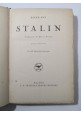 esaurito - STALIN di Essad Bey 1933 Fratelli Treves Editori Libro Biografia