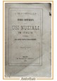 STORIA COMPARATA DEGLI USI NUZIALI IN ITALIA di De Gubernatis 1869 Treves Libro