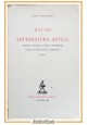 STUDI DI LETTERATURA ANTICA di Gino Funaioli volume I 1948 Zanichelli Libro