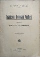 TRADIZIONI POPOLARI PUGLIESI di Saverio La Sorsa Canti D'amore 2 volumi Libro