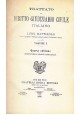 Trattato di Diritto Giudiziario Civile Italiano di Mattirolo 7 VOLUMI 1892 libro 