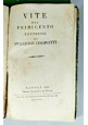 VITE DEI PRIMI CENTO PONTEFICI di Melchior Cesarotti 1818 libro antico religione