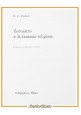 ZOROASTRO E LA FANTASIA RELIGIOSA di Zaehner 1962 Il Saggiatore libro portolano